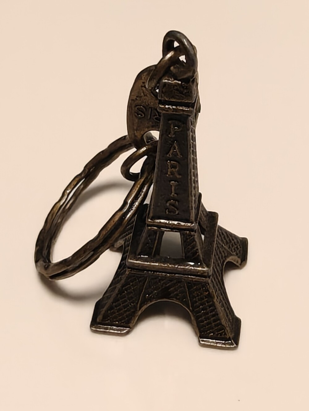 Eiffel Tower vintage antique bronze-toned French souvenir from Paris, France
